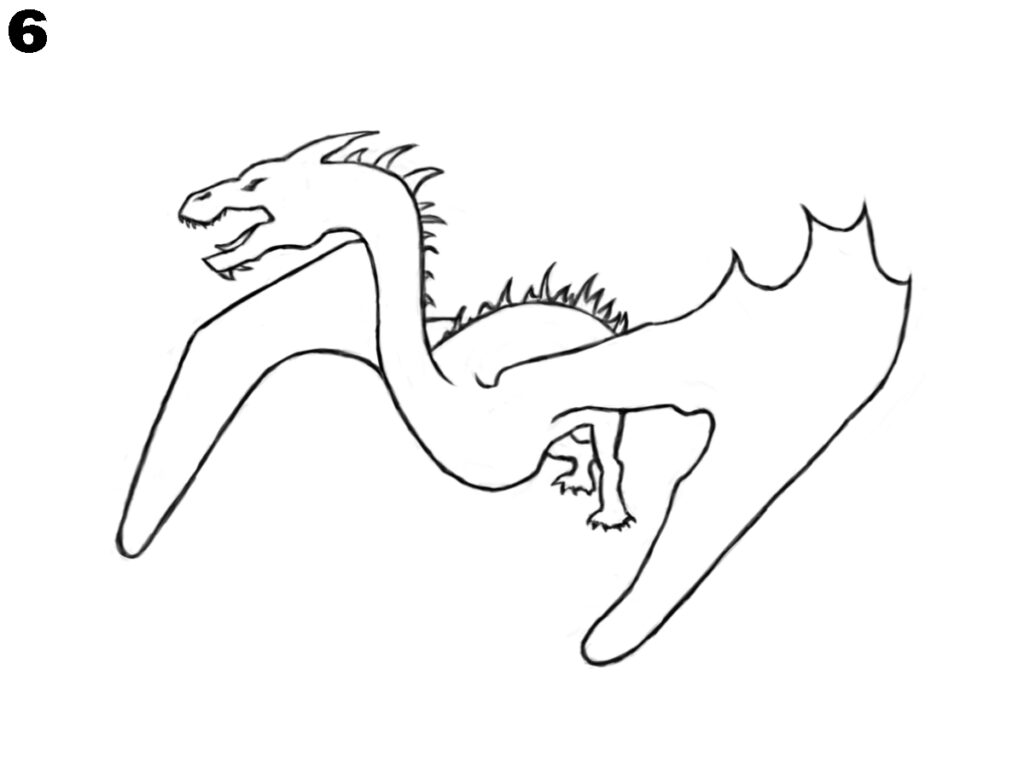 how to draw a dragon