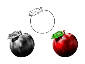 How to Draw Apple