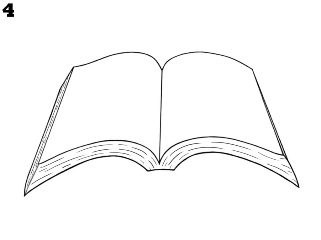 How to draw a book