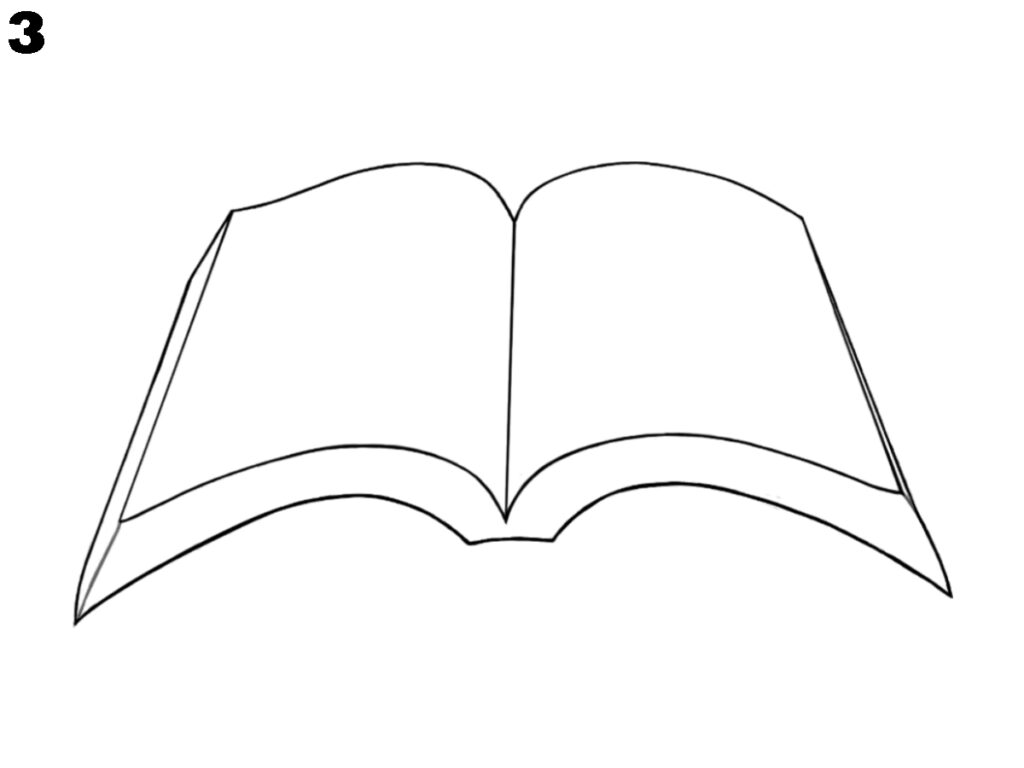 How to draw a book