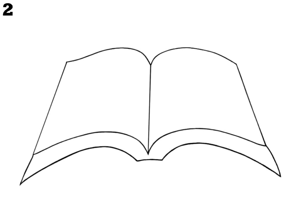 How to draw a book