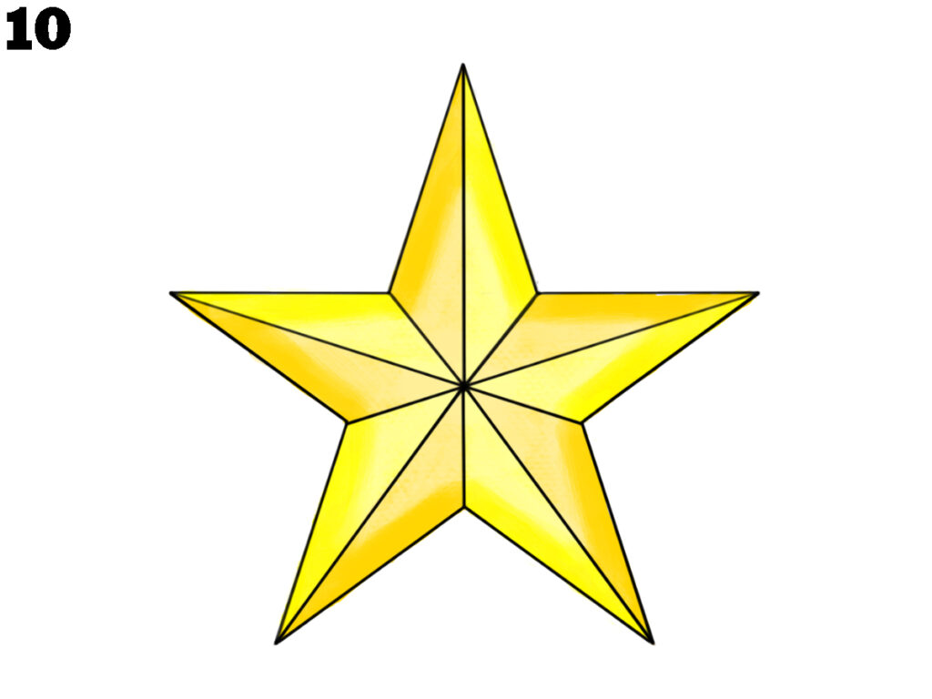 how to draw a star